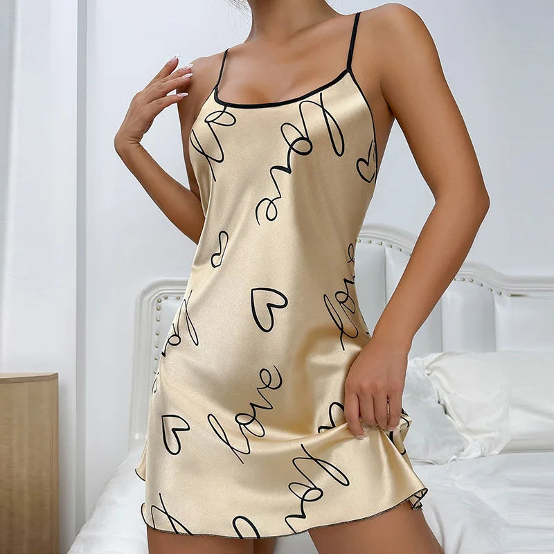 Valentine's Day Ice Silk Pajama