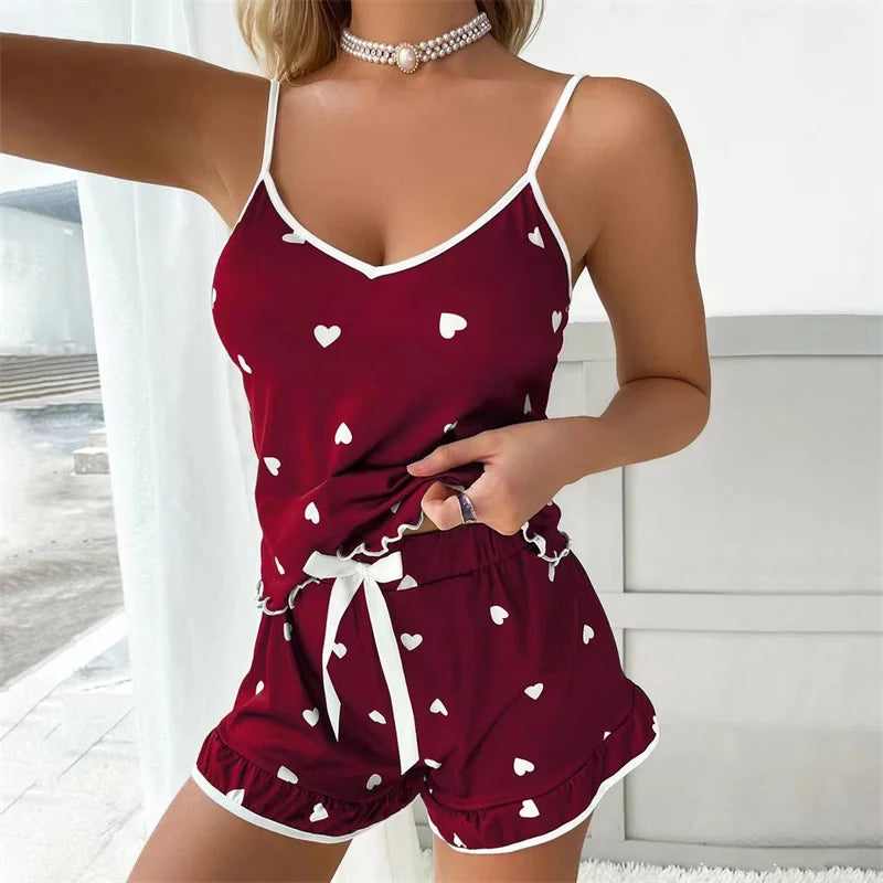 Summer Printed pajamas set