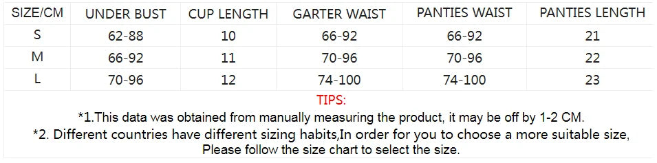 Sexy Valentine Lingerie Set