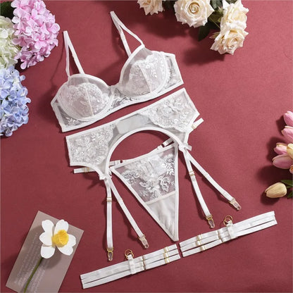 Set Transparent Mesh Intimate Wear