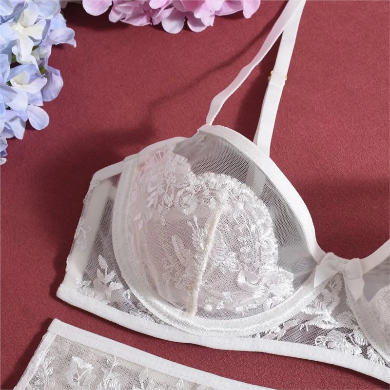 Set Transparent Mesh Intimate Wear